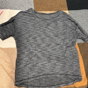 Lululemon Athletica Gray Relaxed Short Sleeve Tee